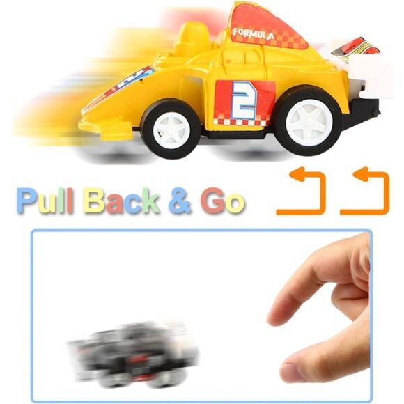 Toys Pull Back Vehicles, 12 Pack Mini Assorted Construction Vehicles - Picture 5 of 8